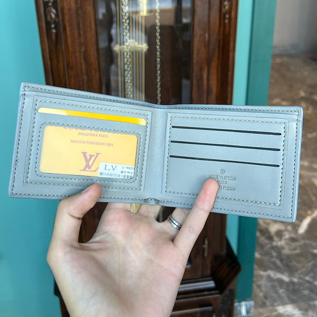 GREY LV WALLET